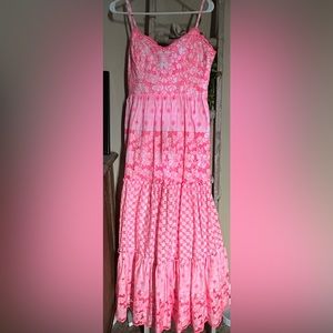 Lily Pulitzer Coral Garden Gate Eyelet maxi dress… adorable for Spring/Summer…